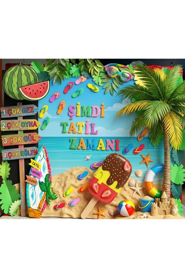 200x250 Okul Etkinlik Fon, Tatil Fon, Karne Etkinlik Afişleri