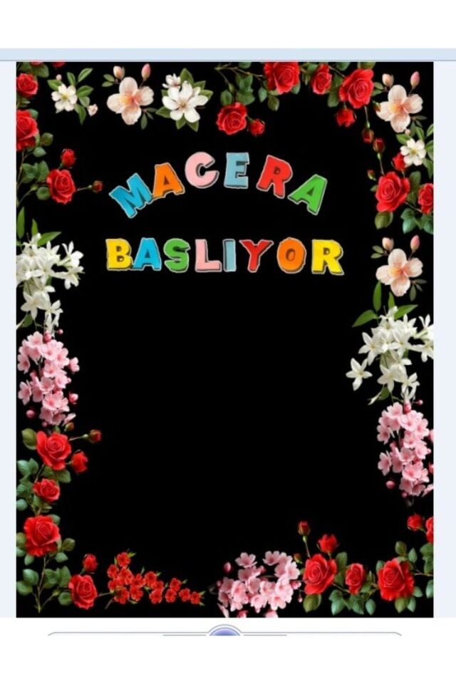 Macera Başlıyor, Okul Etkinlik Kumaş Fon 150x200