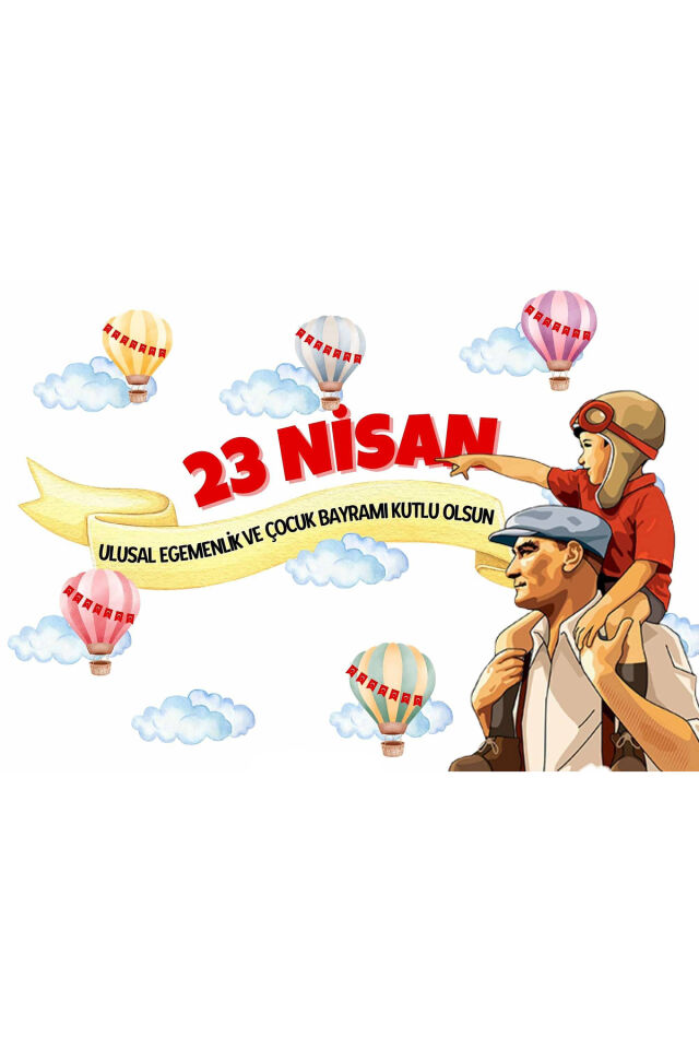 250x200 cm Ekleme Dikişli Kumaş Okul Etkinlik Fon,23 Nisan Etkinlik