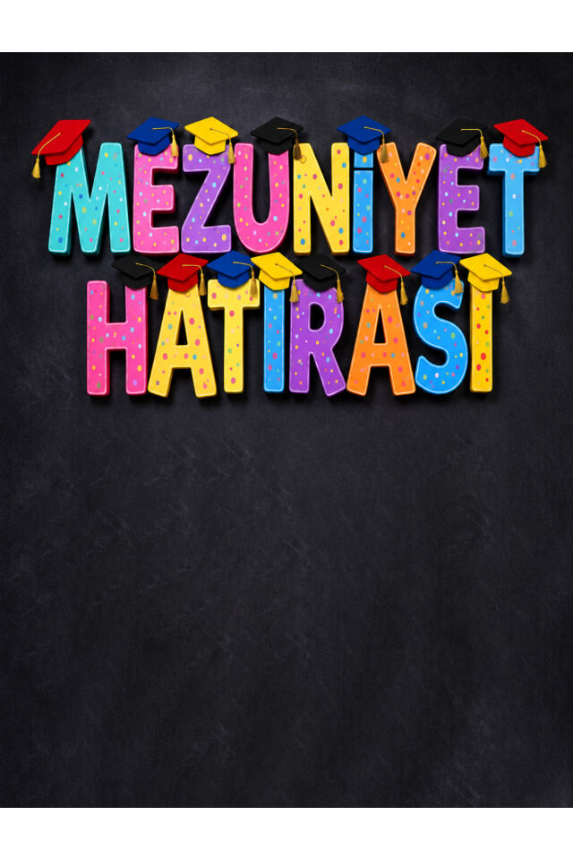 Mezuniyet Hatırası, Okul Etkinlik 200x200cm EK DİKİŞLİ Kumaş Afiş