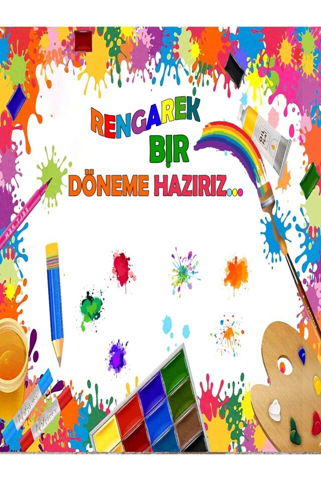 150x200 cm, Okulumda İlk Günüm, Okul Etkinlik Kumaş Fon
