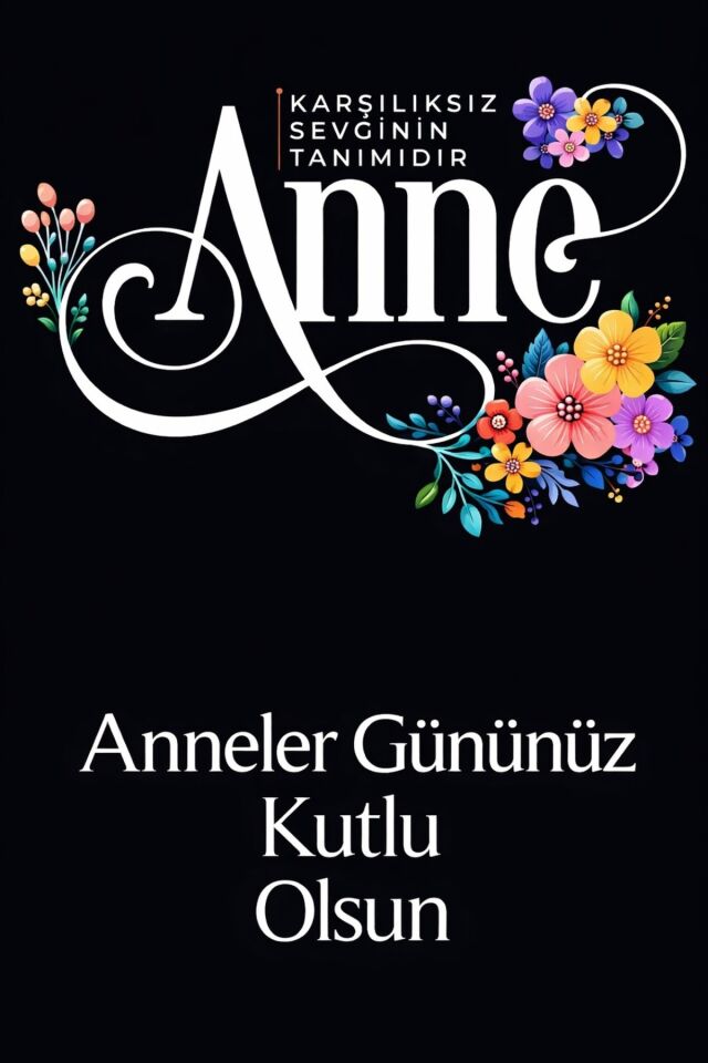 Anneler Günü Kutlu Olsun,Canım Annem Okul Etkinlik Kumaş Fon 200x 200 CM