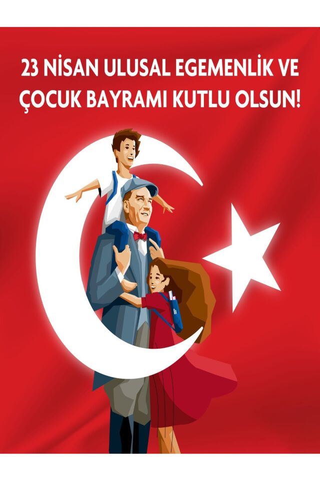200x250 Kumaş Okul Panoları, Etkinlik Fon, 23 Nisan panosu, 23 Nisan kutlu olsun afiş