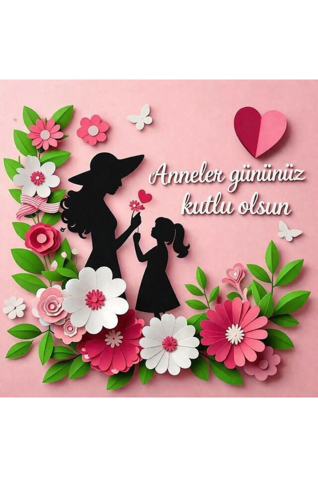 Anneler Günü Kutlu Olsun,Canım Annem Okul Etkinlik Kumaş Fon 300x 250 CM