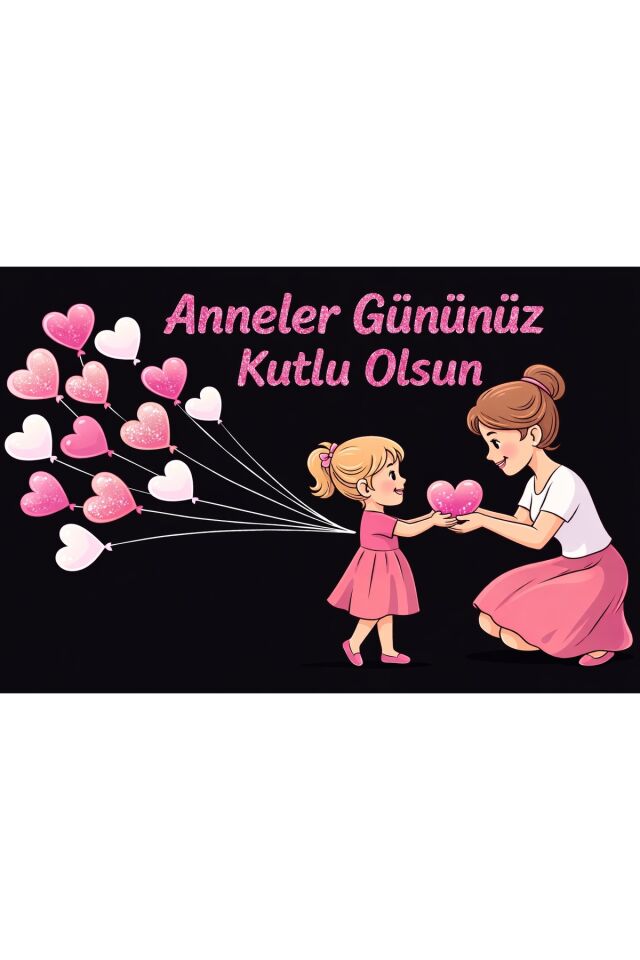 Anneler Günü Kutlu Olsun,Canım Annem Okul Etkinlik Kumaş Fon 300x 250 CM