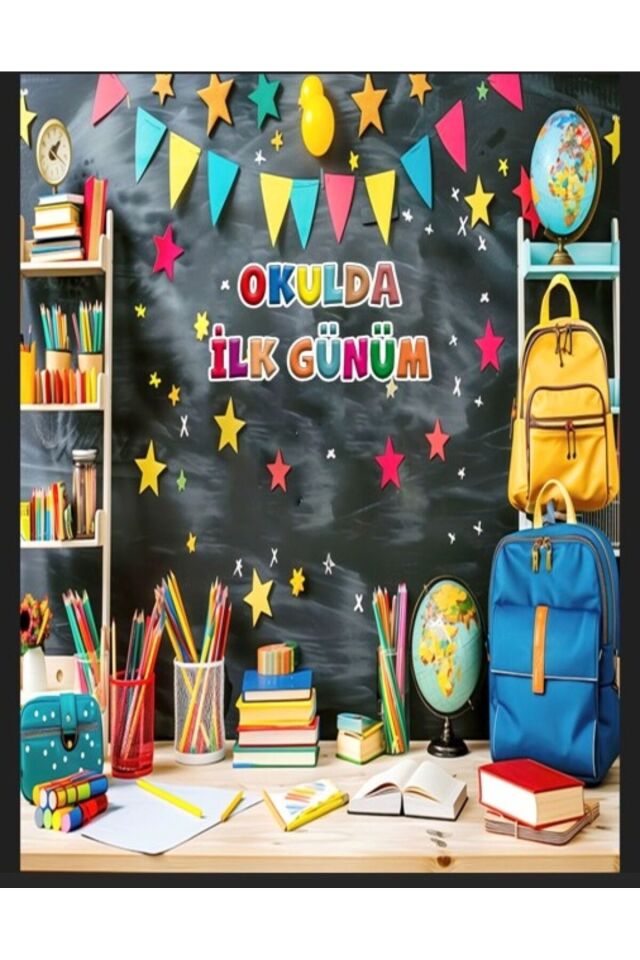 KOKULDA İLK GÜNÜM 200x250 KUMAŞ PANO OKUL ETKİNLİK