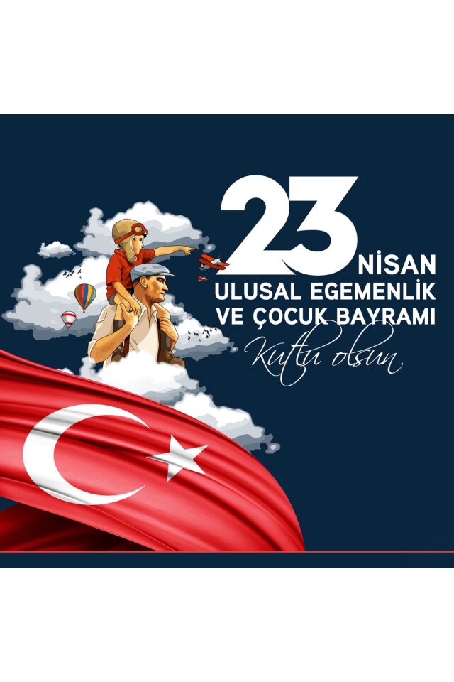 Çocuk Bayramı Kutlu Olsun, 23 Nisan, Asın Bayrakları, Okul Etkinlik, Çekim ArkaPlan 200X200