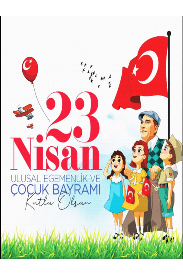 200x250 Cm Çocuk Ve Yetişkin Kumaş Stüdyo Fotoğraf Fonu, Etkinlik Fon,23 Nisan
