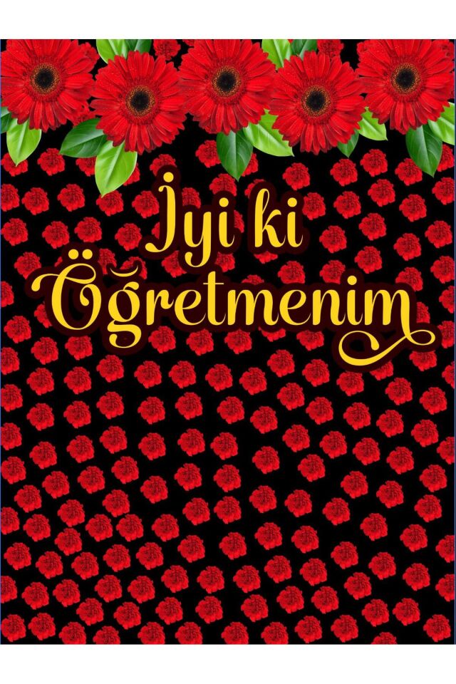 24 Kasım Öğretmenler Günü Okul Etkinlik Kumaş Pano 150x200 Cm