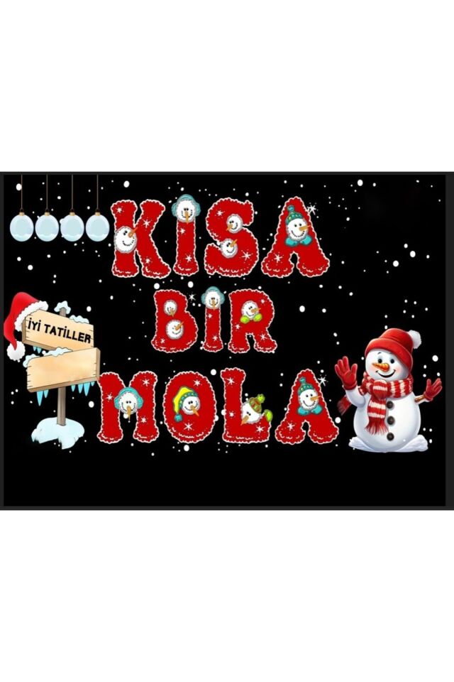 Kısa Bir Mola, Okul Etkinlik Kumaşı ,Kumaş Arka Fon 250X200 Cm Ek Dikişli